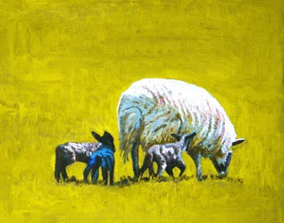 Following, 2009 (olej na plátně)