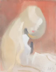 Dívka s blond vlasy, 1916
