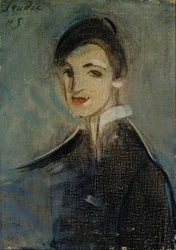 Zpěvačka v černém, 1916-1917