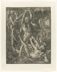 Hercules porazil Cacus Herkules a Cacus