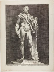 Hercules a Telephos, deska dva ze Tří slavných antických soch