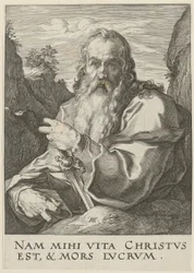 Pavel, list č. 14 ze série „Kristus, dvanáct apoštolů a Pavel“