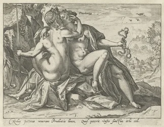Spravedlnost a obezřetnost (Justitia / Prudentia) Spojené ctnosti (název série)