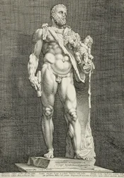 Císař Commodus jako Herkules