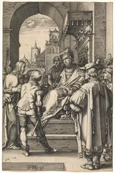 Kristus před Pilátem, po 1596 (rytina)