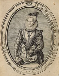 Françoise Lucemburská, hraběnka z Gavre, Dame de Fiennes 1495-1557, 1580.