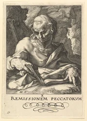 Sv. Šimon, od Krista, apoštolové a sv. Pavel s vyznáním víry, ca. 1589.