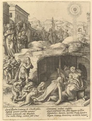 Klanění tří králů, ca. 1585.