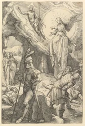 Vzkříšení, z Umučení Krista, 1596.