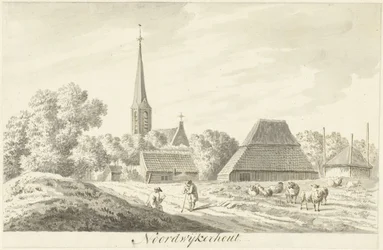 Pohled na vesnici Noordwijkerhout