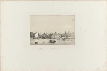 Pohled na Oude Hoofd v Rotterdamu, 1854 Pohled na Oude Hoofd v Rotterdamu (název na objektu) Společnost pro podporu Toonkunstu, její hudební festival a město Rotterdam. vzpomínka na rok 1854 (název série na objektu)