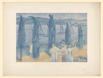 Ženy na procházce (z: A. Vollard: Les Peintre-Graveurs, Paříž 1896/97)