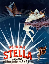 Vintage Petrole Stella plakát