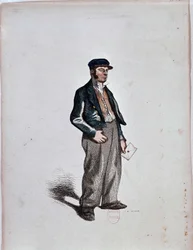 Komisař (Factor) Henri Monnier, c. 1850