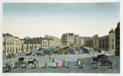 Pohled na Palais Royal a Chateau d