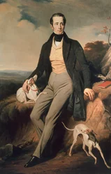 Portrét Alphonse de Lamartine