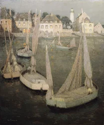 Breton Port by Moonlight; Port Breton za měsíčního svitu