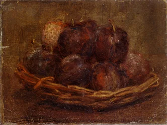 Košík švestek, 1869