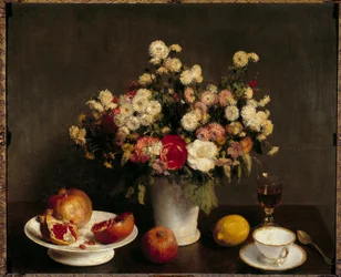 Zátiší s ovocem malba Henri Fantin Latour