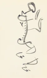 Studie pro "Red Stone Dancer", 1914