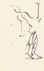 Studie pro "Red Stone Dancer", 1914