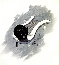 Le Chat Noir, pariisilainen kabaree, n. 1900 (kuva)