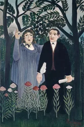 Múza inspirující básníka, 1909