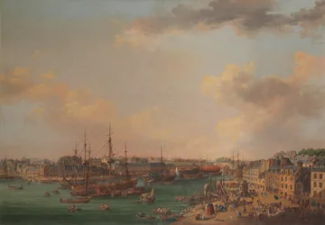 Vnější přístav Brest, 1773.