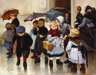 Odcházení ze třídy, 1888