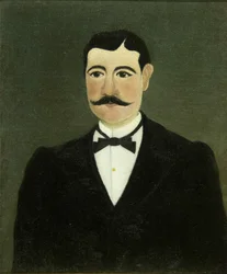 Portrét Frumence Biche v civilních šatech, cca 1891.