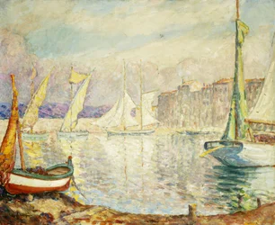 Přístav Saint Tropez, 1906