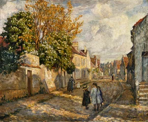 Pouliční scéna, Lagny; Scene de Rue, Lagny,