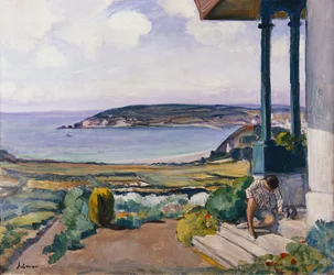 Zahrada v zátoce Morgat, 1924