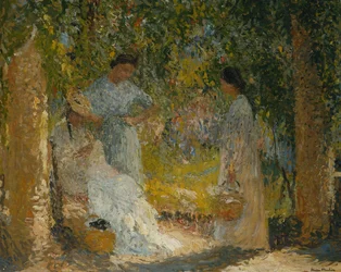 Tři ženy v zahradě, 1905-1915