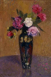Váza s květinami, 1916
