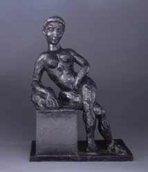 Dekorativní figura, srpen 1908, odlitek 1954 (bronz)