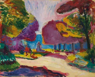 Lucemburské zahrady, Paříž, asi 1902 (olej na plátně)