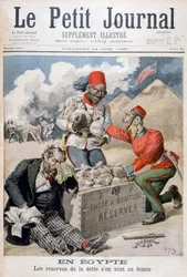 In Egypt: The Reserves of the Debt Going in Smoke, 1896