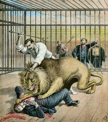 Leon Eysette se chce nechat vyfotografovat,1895 (Ilustrace)