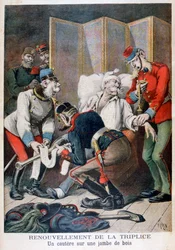 Obnovení trojité aliance Německa, Rakouska a Itálie, 1896