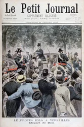 Odchod Émile Zoly z Versailles, 1898