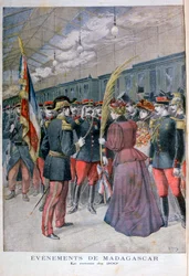 Návrat 200 pluku z Madagaskaru, 1896