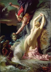 Andromeda připoutaná ke skále, 1874