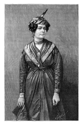 Kreolská žena z Martiniku, kolem roku 1890