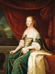 Portrét Marie Terezie (olej na plátně)