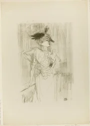 Mademoiselle Marcelle Lender, stojící