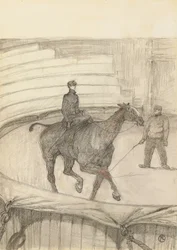 V cirkuse: zkouška; Au Cirque: Travail de Repetition, 1899