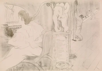 U opony Au rideau, 1895., 1895.