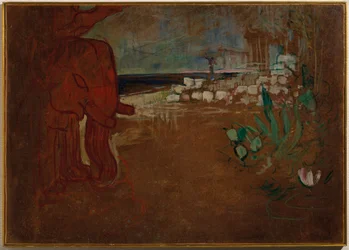 Indický dekor pro "Terracotta Cart", Set model pro Théâtre de l