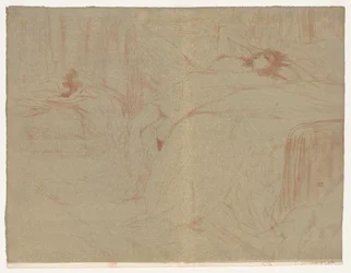 Elles: Žena ležící na zádech, 1896.